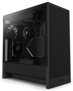 NZXT skříň H5 Flow edition / 2x120 mm fan / USB 3.0 / USB-C 3.1 / průhledná bočnice / mesh panel / černá