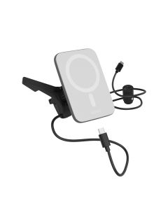 Epico Qi2 Mag+ ultra tenká autonabíječka - bílá
