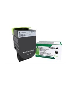 Toner Lexmark 71B20K0, černý