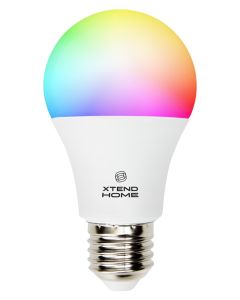 Xtend Home smart LED žárovka, E27, RGB+W, 11W, 1050lm, barevná, stmívatelná, WiFi, Tuya