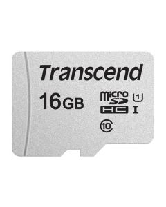 Transcend 16GB microSDHC 300S UHS-I U1 (Class 10) paměťová karta (bez adaptéru), 95MB/s R, 45MB/s W 