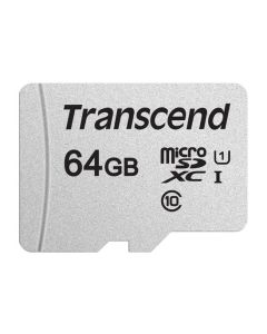 Transcend 64GB microSDXC 300S UHS-I U1 (Class 10) paměťová karta (bez adaptéru) 
