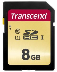 Transcend 8GB SDHC 500S (Class 10) UHS-I U1 (Ultimate) MLC paměťová karta