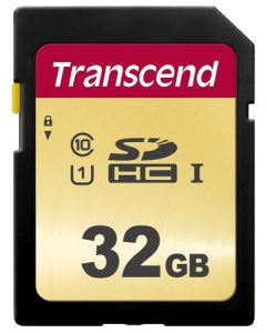 Transcend 32GB SDHC 500S (Class 10) UHS-I U1 (Ultimate) MLC paměťová karta, 95 MB/s R, 60 MB/s W