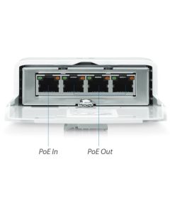 Ubiquiti N-SW, NanoSwitch, Outdoor 4-Port PoE Passthrough Switch