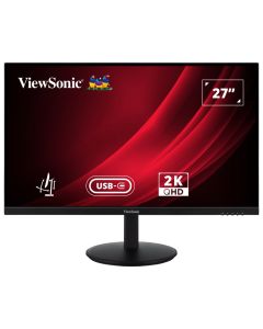 ViewSonic VG2709-2K-MHDU-2/ 27" QHD Frameless IPS Monitor with HDMI, DisplayPort, USB type C, USB,Full Ergonomic Stand