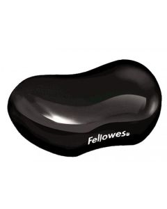 Fellowes podložka pod zápěstí CRYSTAL gelová černá