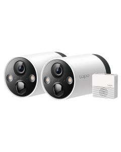 TP-Link Tapo C420S2 - venkovní Wire-Free 4Mpx Security kamera, Full-Color, mikrofon, IR15m,  2x Tapo C420 + 1 H200