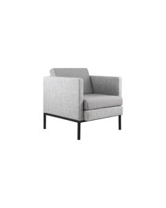 Sofa Tenore - jednomístné, světle šedé/šedé