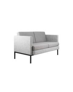 Sofa Tenore - dvoumístné, světle šedé/šedé