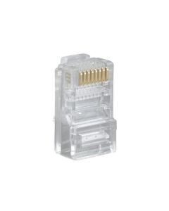 XtendLan Konektor UTP RJ45 CAT6, drát 50u