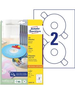 Etikety na CD ClassicSize, průměr 117 mm, 50 ks