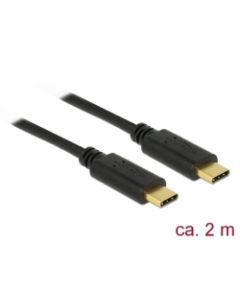 Delock USB 2.0 kabel Type-C na Type-C 2 m 5 A E-Marker