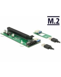 Delock Riser Card M.2 Key B+M > PCI Express x16 s 30 cm USB kabelem