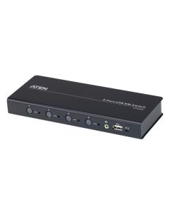 ATEN KVM switch CS724KM 4-port USB Boundless KM Switch (Cables included)