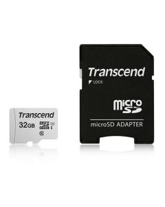 Transcend 32GB microSDHC 300S UHS-I U1 (Class 10) paměťová karta (s adaptérem) 