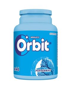 Žvýkačky Orbit Peppermint, dóza, 46 dražé