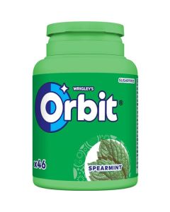 Žvýkačky Orbit Spearmint, dóza, 46 dražé