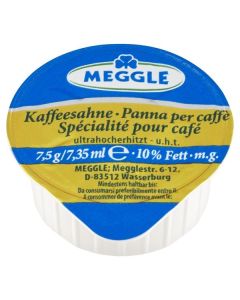 Smetana do kávy Meggle - 10% tuku, 120x 7,5g