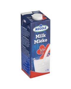Trvanlivé mléko Meggle, plnotučné 3,5%, 1 l