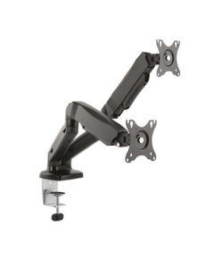 CONNECT IT TwinArm stolní držák na 2 monitory, záruka 30 let, ČERNÝ