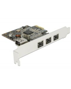 Delock PCI Express Karta > 3 x externí FireWire B + 1 x interní FireWire A