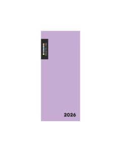 Diář měsíční PVC Pastelini fialová 2027