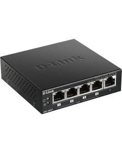 D-Link DGS-1005P 5-Port Desktop Gigabit PoE+ Switch