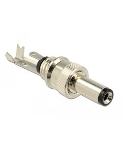Delock Konektor DC 5,5 x 2,1 mm s délkou 12,0 mm samec