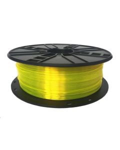GEMBIRD Tisková struna (filament), PETG, 1,75mm, 1kg, žlutá