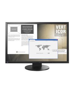 EIZO 24" EV2430-BK, 1920 x 1200, IPS,16:10, 300 cd/m2, 1000:1, DP/DVI/Dsub, černý