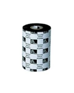 Zebra Wax Ribbon, 64mmx74m, 2300; Standard, 12mm core, 12/box