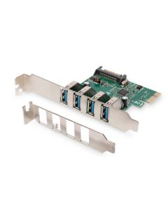 Digitus USB 3.0, 4 Port, PCI Express Add-On karta 4 porty A / F External, VL805 chipset