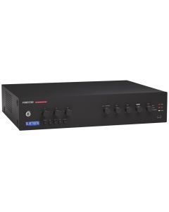 Fonestar 3-zónová 100V ústředna 120 W, BT/USB/FM, nez hlas zón, 2× Mic/Line + Phantom, vent chlazení