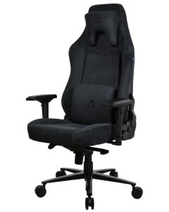 AROZZI herní židle VERNAZZA XL Supersoft Pure Black/ látkový povrch/ černá