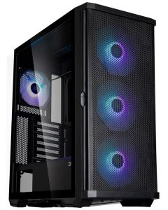 Zalman skříň Z10 Plus / ATX / 4x ARGB fan / 2xUSB 3.0 / USB-C / mesh panel / tvrzené sklo