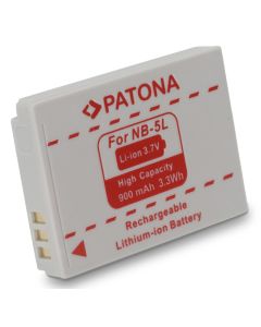 PATONA baterie pro foto Canon NB-5L 900mAh