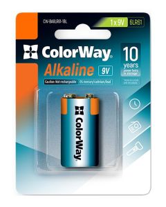 Colorway alkalická baterie 6LR61/ 9V/ 1ks v balení/ Blister