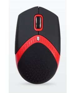 AMEI AM-M101R/Ergonomická/Optická/1 600 DPI/Drátová USB/Černá-červená
