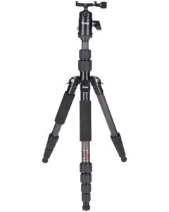 Rollei Stativ Compact Traveler No 1 Carbon/ Zátěž 8kg/ Vytažený 145 cm/ Karbon/ Černý