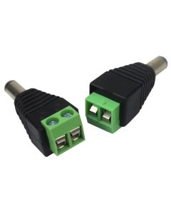 XtendLan Napájecí redukce jack/šroub - JACK 5,5/2,1mm (k zařízení) na šroubovou svorkovnici