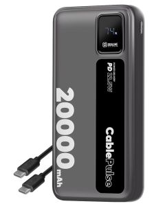 OBAL:ME CablePulse Powerbanka 20000mAh 22,5W Black
