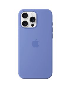 iPhone 16 Pro Max Silicone Case with MS-Periwinkle