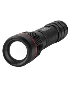NEDIS LED svítilna/ napájení z baterie/ 3,7 V DC/ 10 W/ 1000 lm/ dosah 200 m/ černá