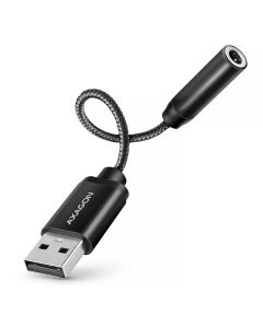 AXAGON miniaturní USB-A zvukovka / ADA-HA/ 384kHz / 32Bit DAC / kabel 10cm