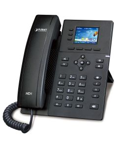 Planet VIP-1140PT VoIP telefon, HD audio G.722/Opus, barevný 2,4" LCD, Auto Provision, Dual 100Mb LAN, PoE, CZ menu