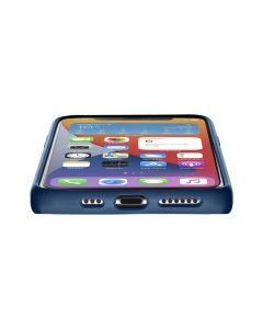 Ochranný silikonový kryt Cellularline Sensation pro Apple iPhone 12 Pro Max, navy blue