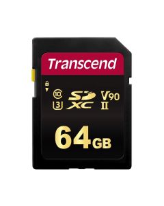Transcend 64GB SDXC 700S (Class 10) UHS-II U3 V90 MLC paměťová karta, 285 MB/s R, 180 MB/s W