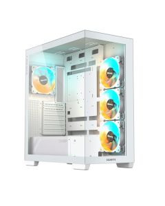 GIGABYTE C500 PANORAMIC STEALTH ICE/Midi Tower/Transpar./Bílá