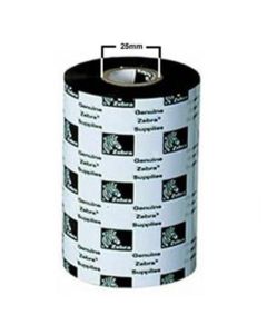 Zebra Resin Ribbon, 83mmx300m (3.27inx984ft), 5095; High Performance, 25mm (1in) core, 6/box